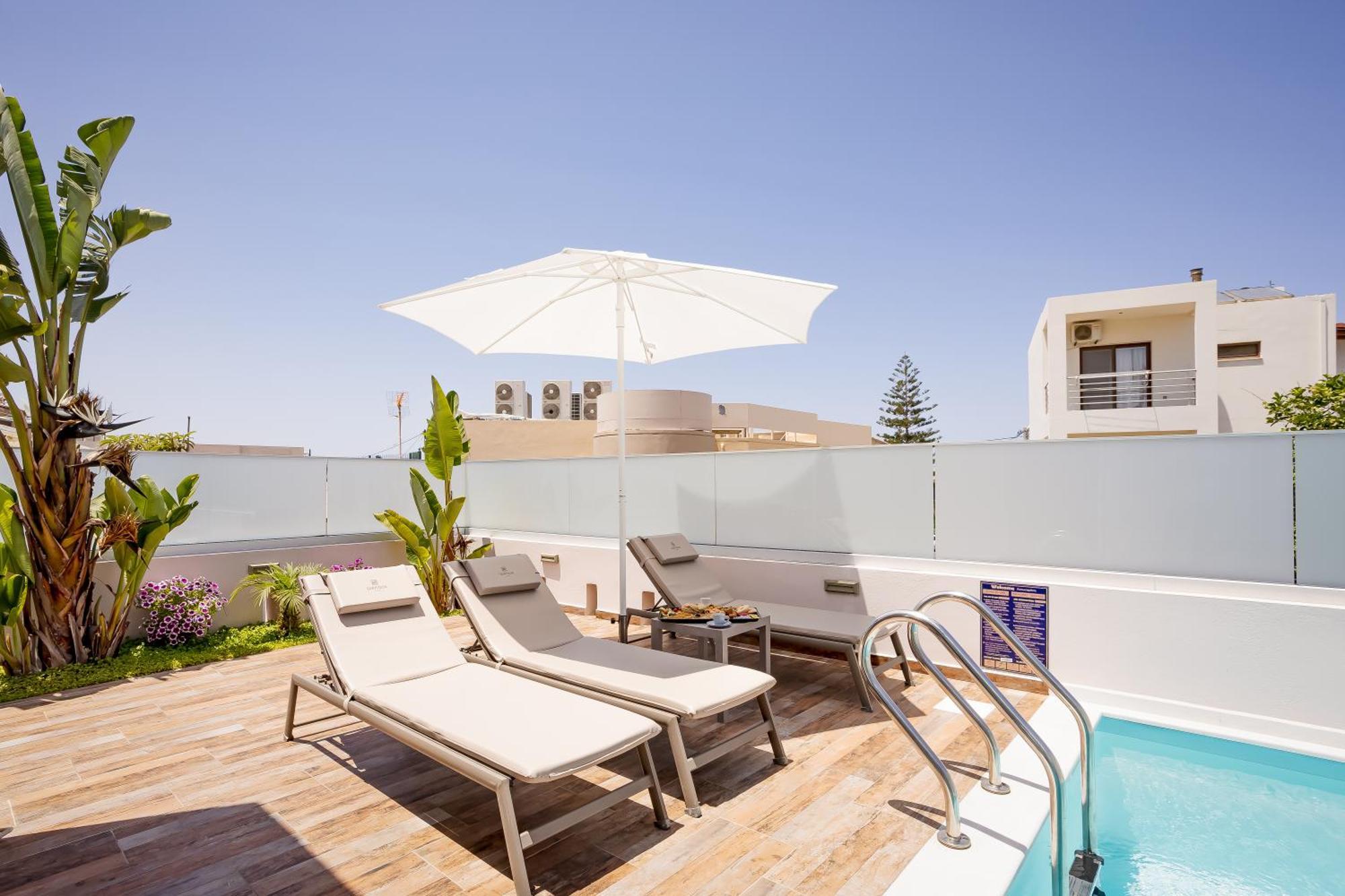 Sarpidon Suites Agia Marina Eksteriør bilde